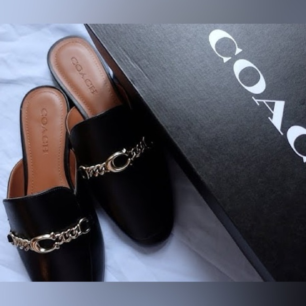 COACH Sofi Slides Mule Flats Sandals
